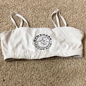 Gymshark White Fitness Top Legacy Sports Bra